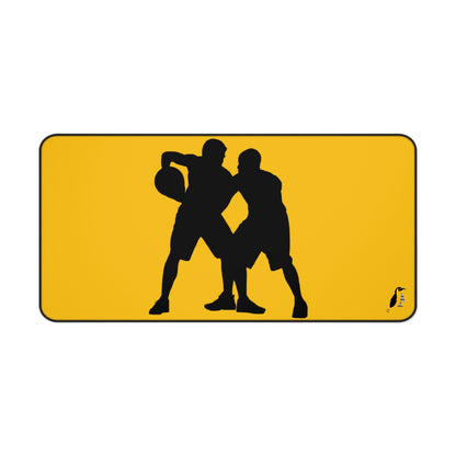 Desk Mat: Basketball Yellow