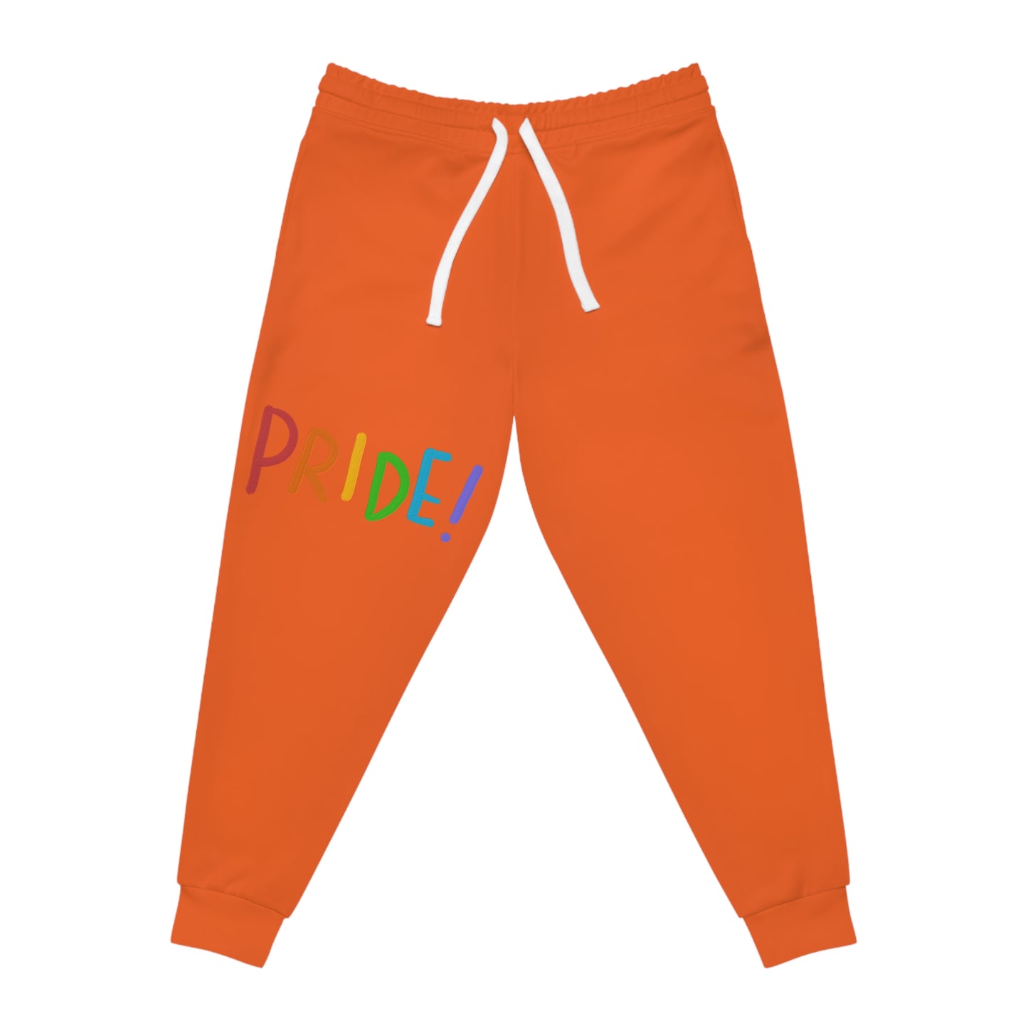 Athletic Joggers: LGBTQ Pride Orange