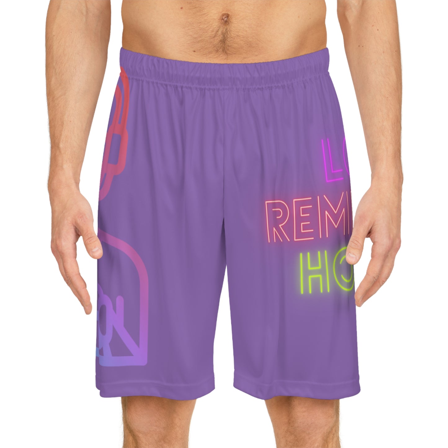 Basketball Shorts: Gaming Lite Purple