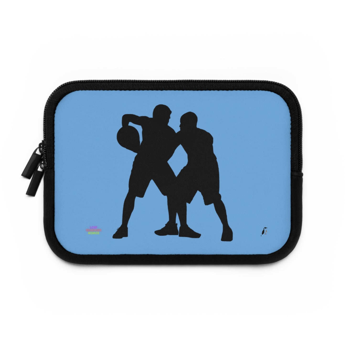 Laptop Sleeve: Basketball Lite Blue