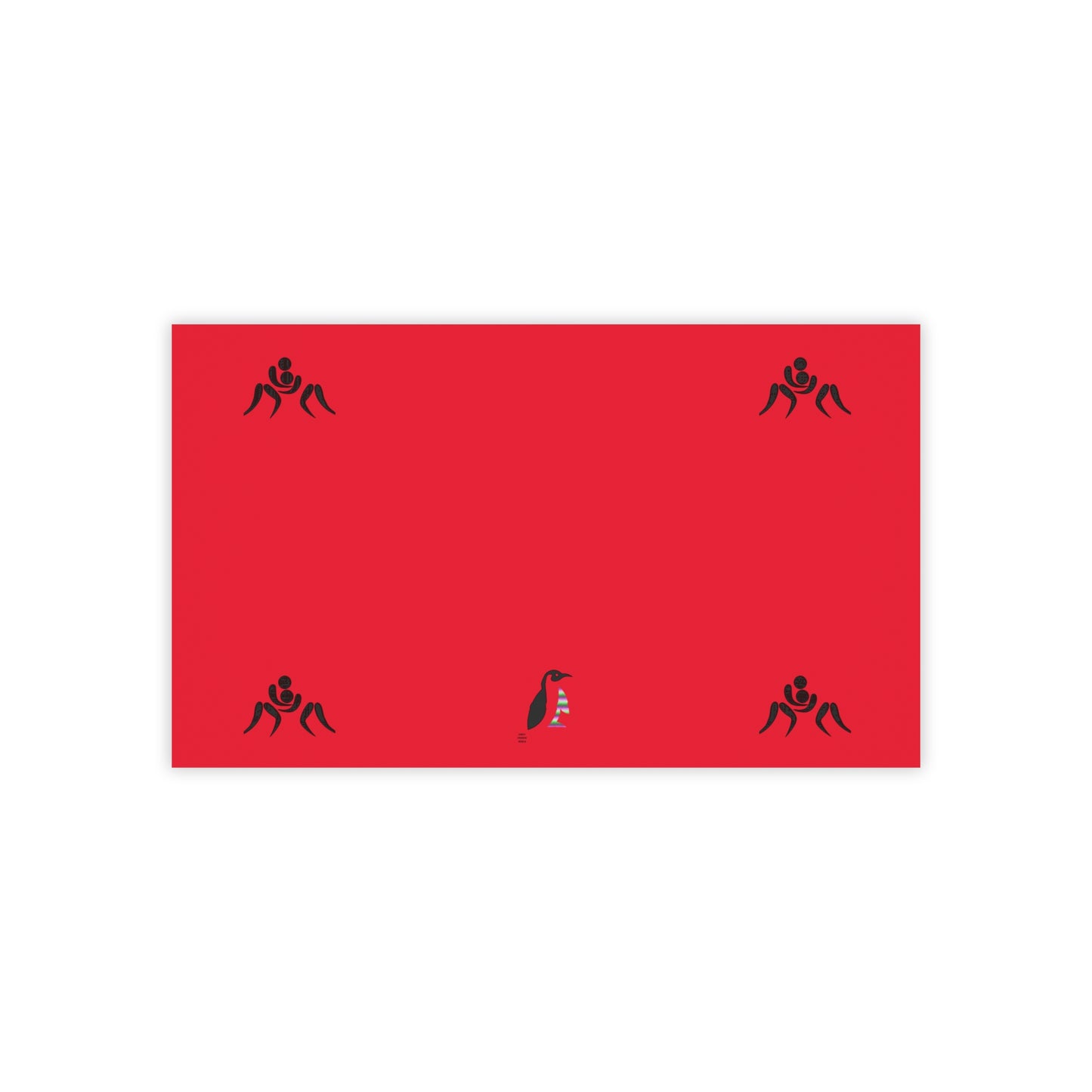 Post-it® Note Pads: Wrestling Dark Red