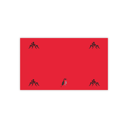 Post-it® Note Pads: Wrestling Dark Red