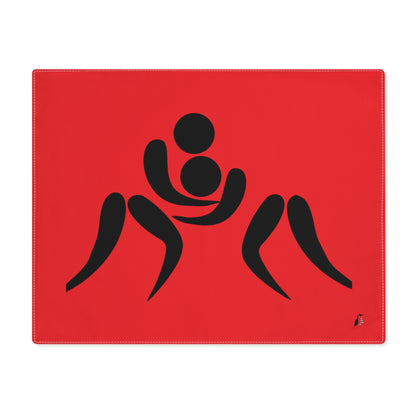 Placemat, 1pc: Wrestling Red