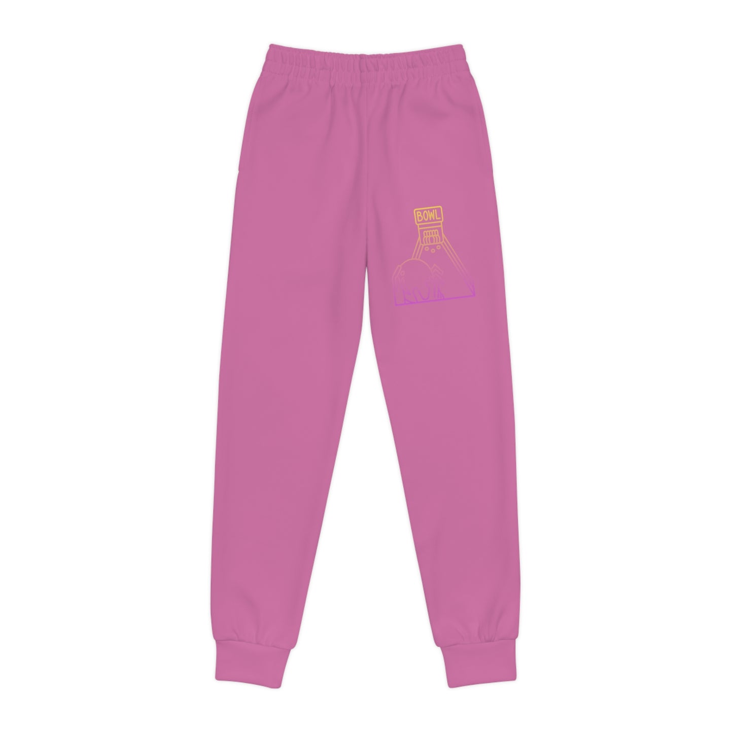 Youth Joggers: Bowling Lite Pink