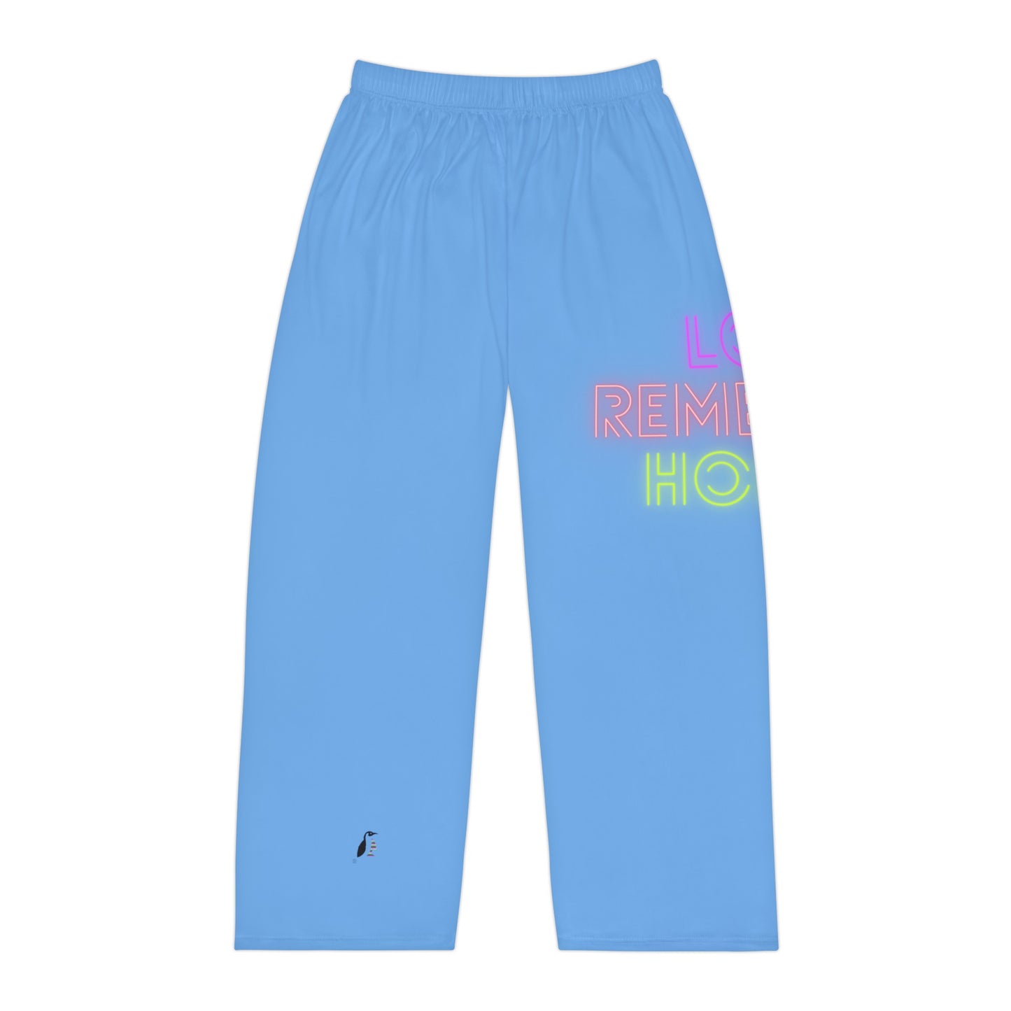 Men's Pajama Pants: Lost Remember Honor Lite Blue