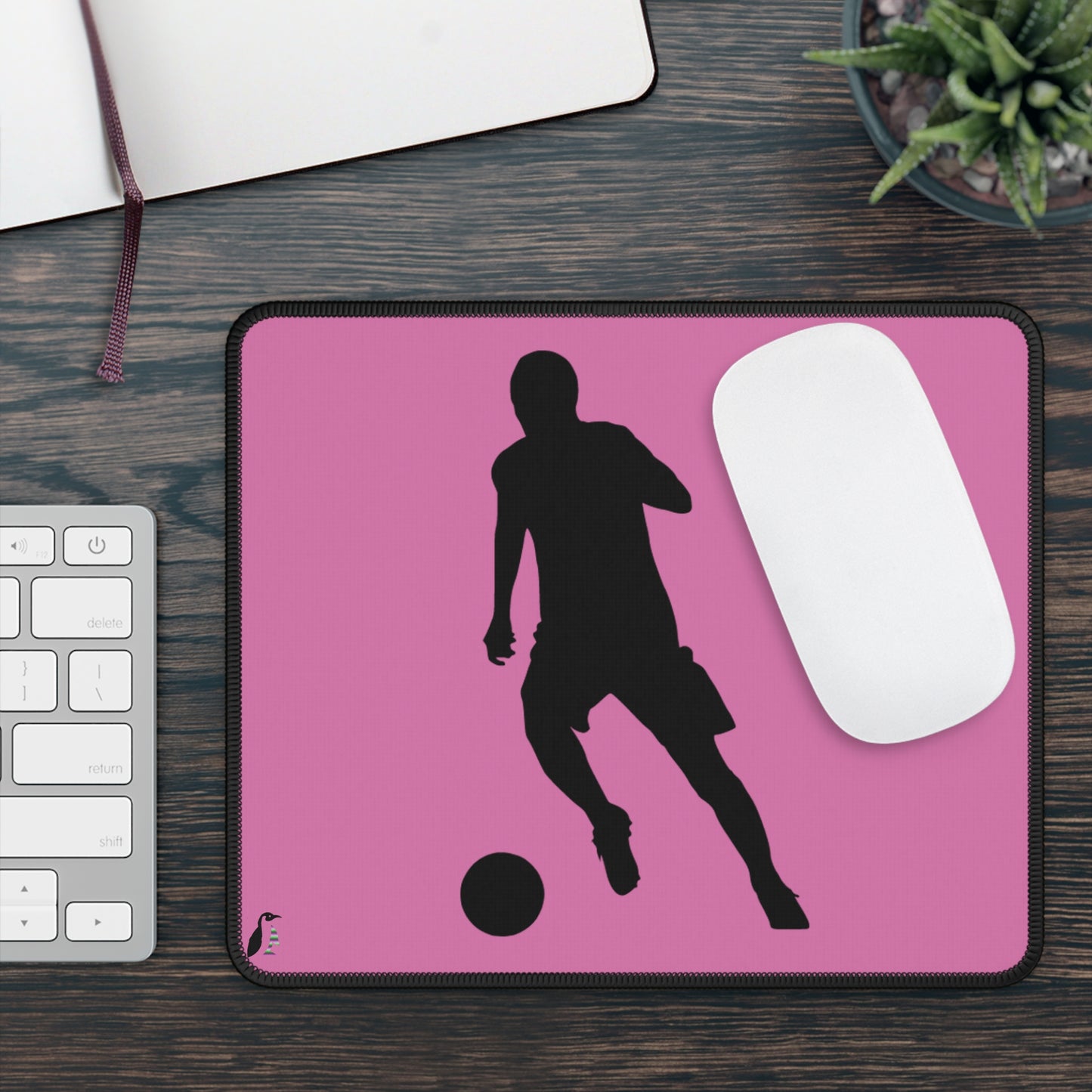 Gaming Mouse Pad: Soccer Lite Pink