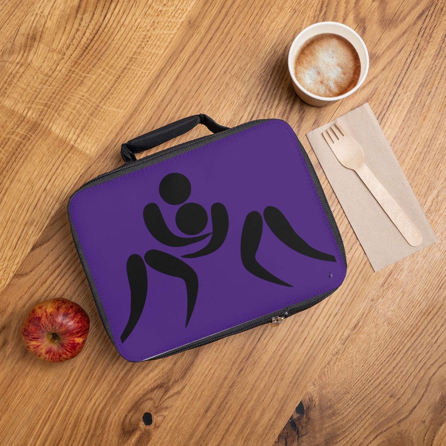 Lunch Bag: Wrestling Purple
