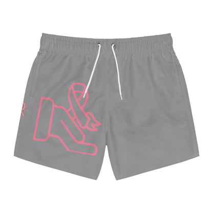 Swim Trunks: Fight Cancer Grey