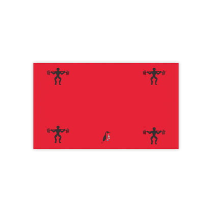 Post-it® Note Pads: Weightlifting Dark Red