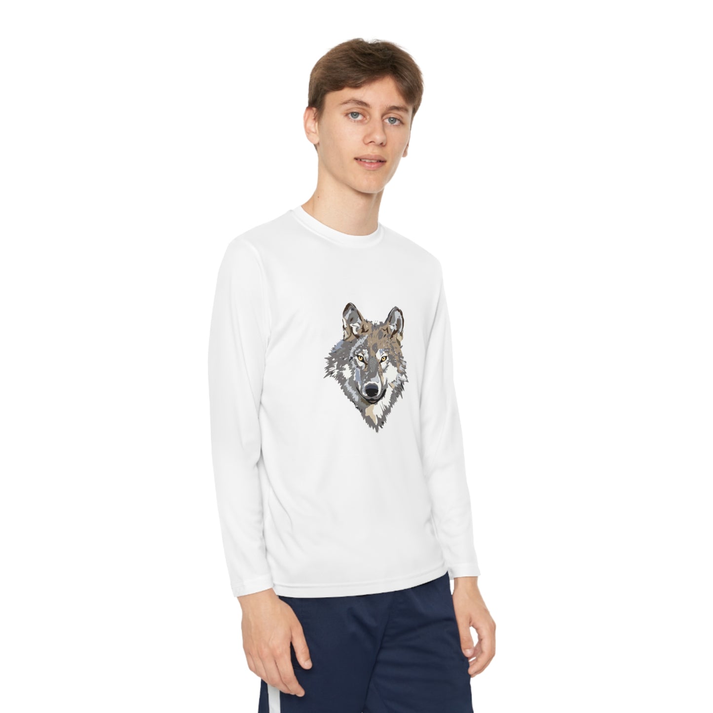 Youth Long Sleeve Competitor Tee: Wolves