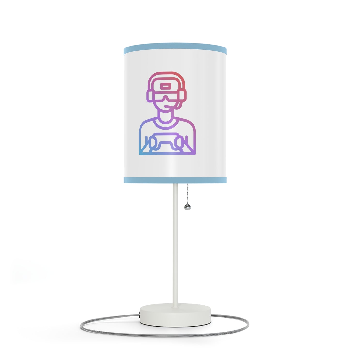 Lamp on a Stand, US|CA plug: Gaming White 