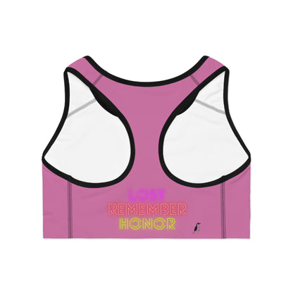 Sports Bra: Music Lite Pink