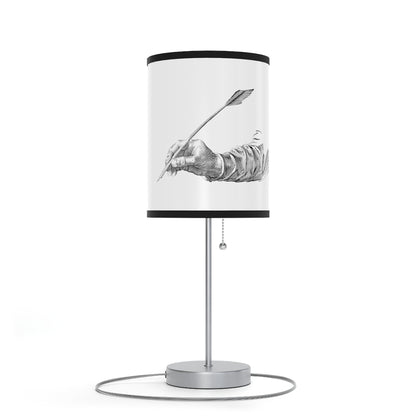 Lamp sa isang Stand, US|CA plug: Writing White 