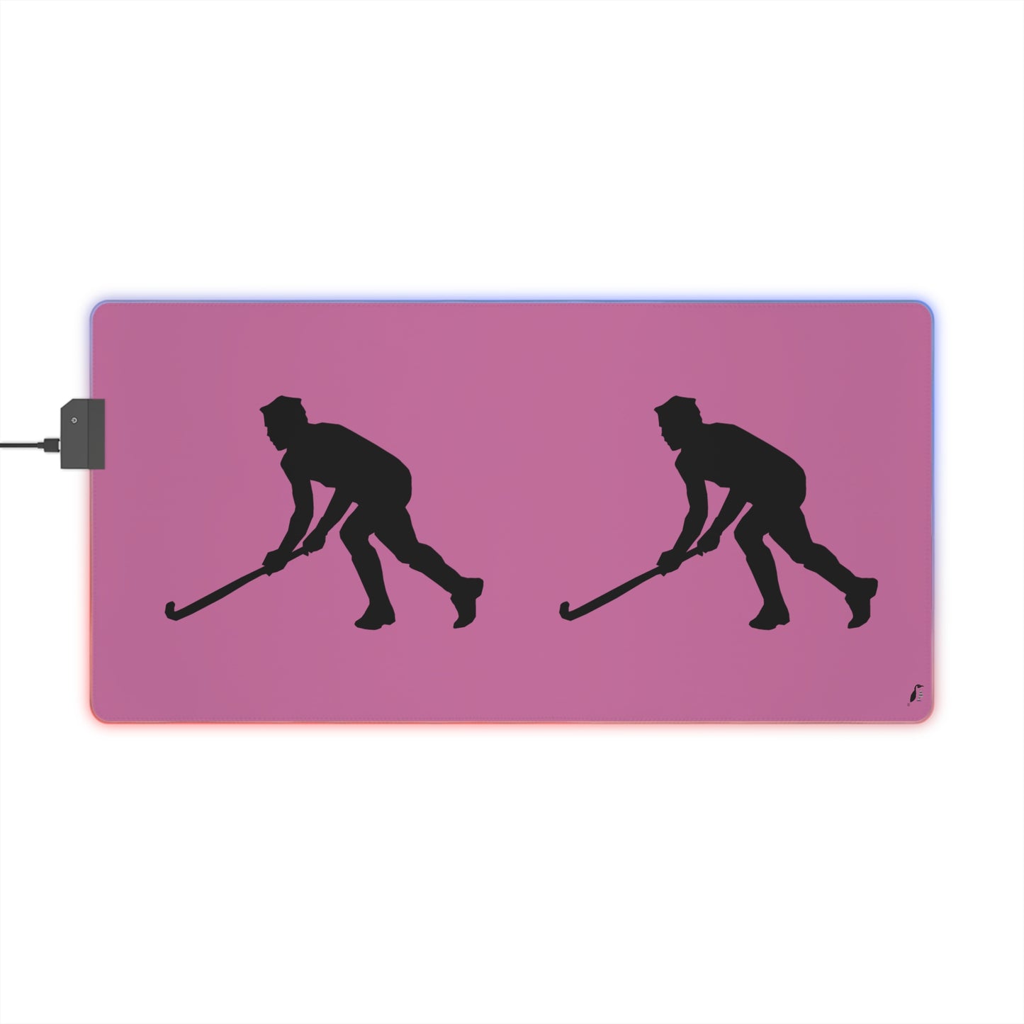 LED Gaming Mouse Pad: Hockey Lite Pink