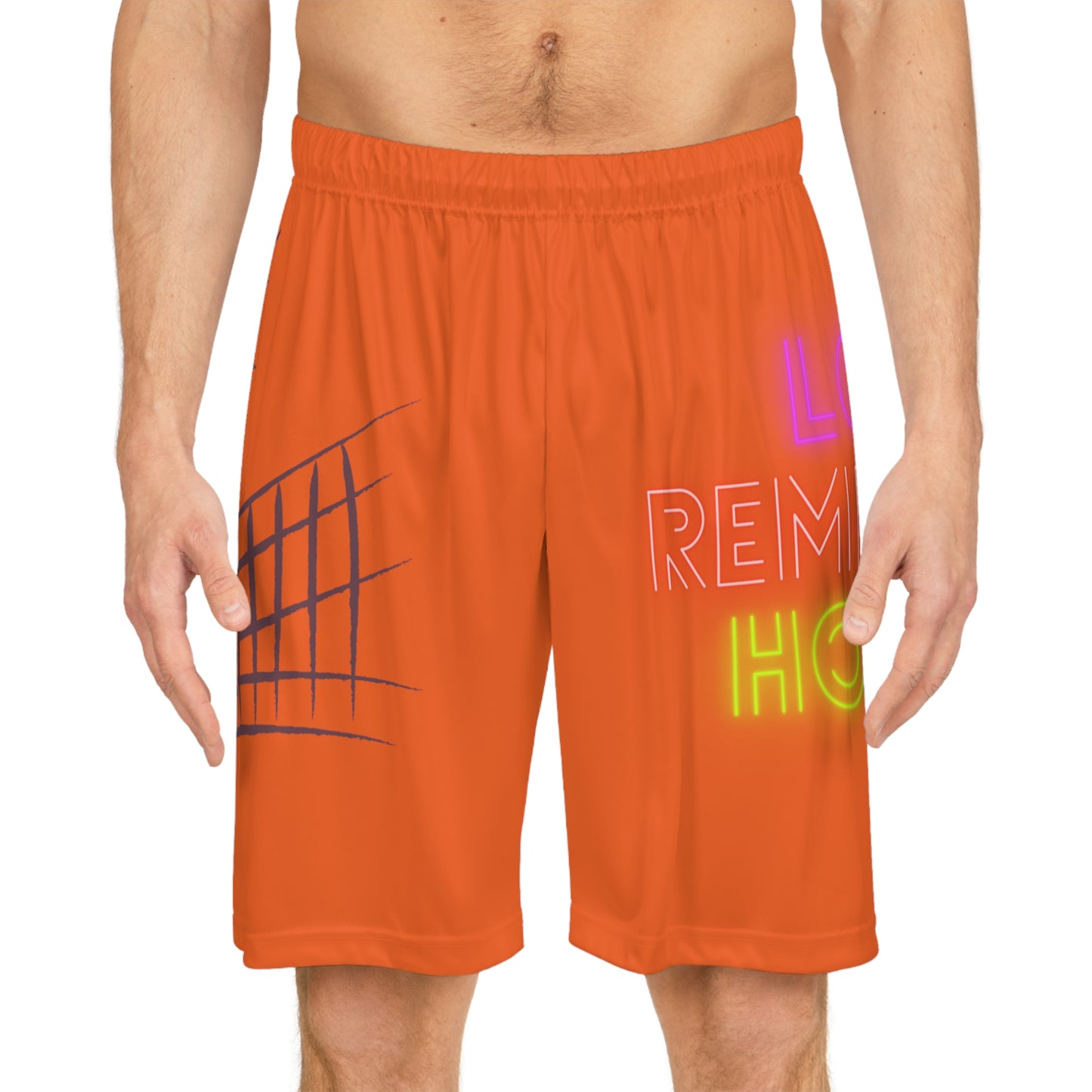 Basketball Shorts: Volleyball Orange