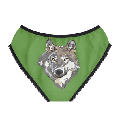 Women's Briefs: Wolves Green