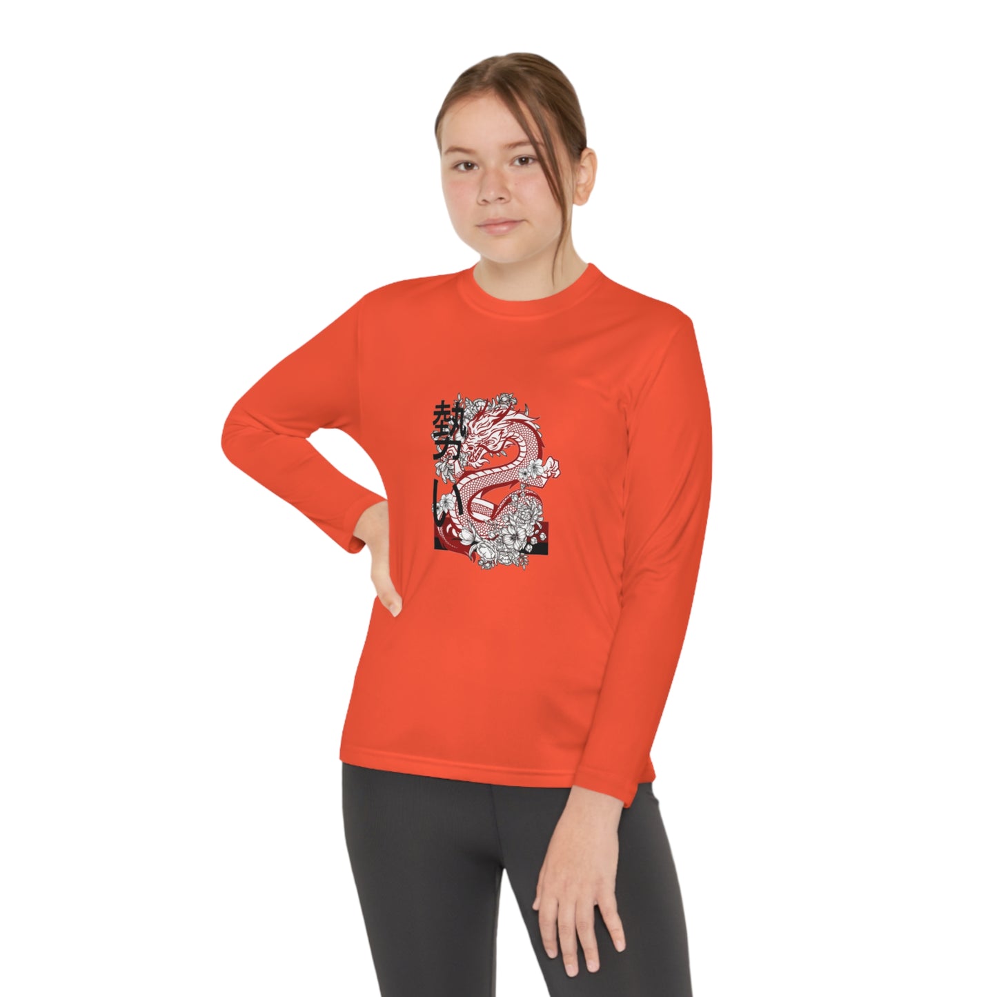 Youth Long Sleeve Competitor Tee: Dragons 