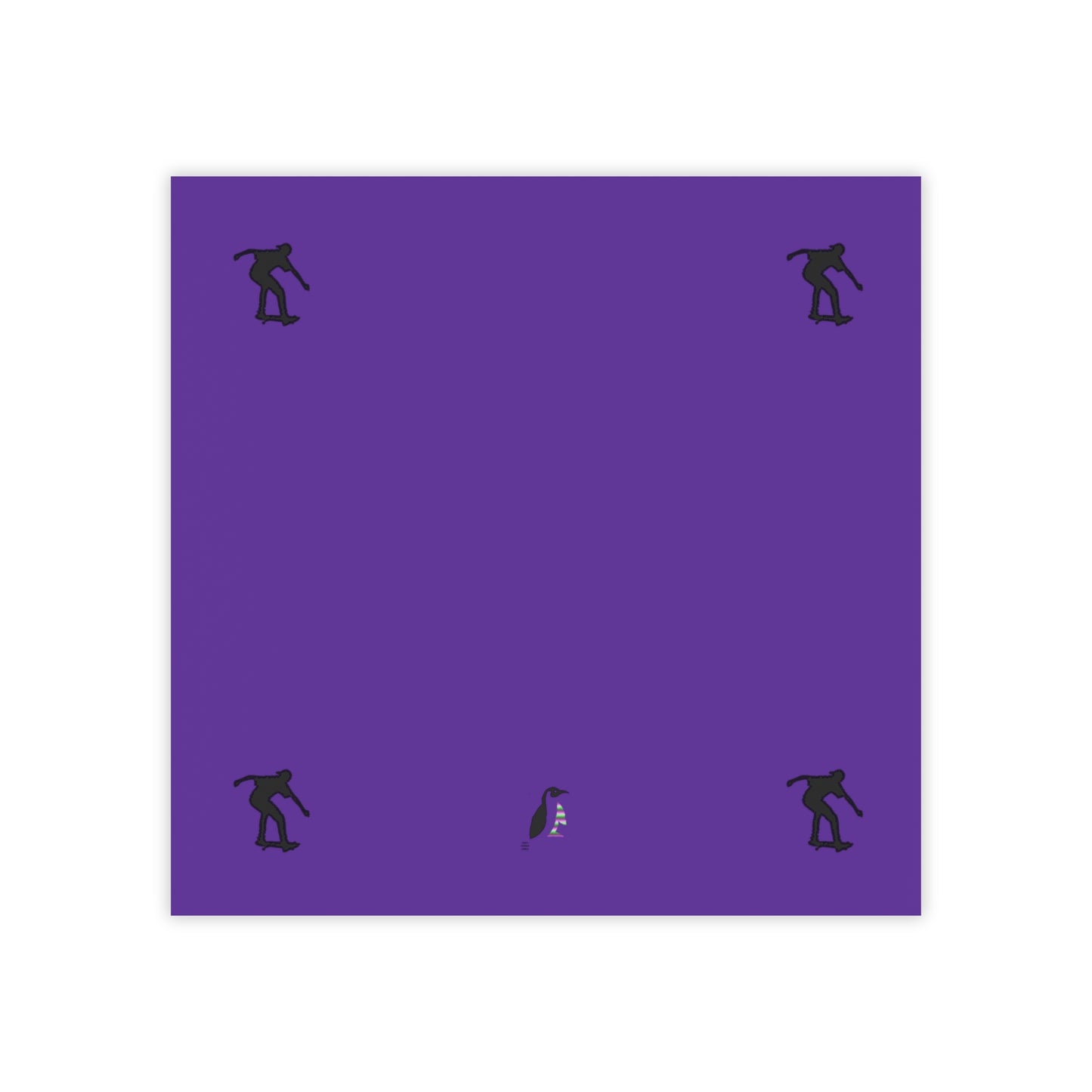 Post-it® Note Pads: Skateboarding Purple