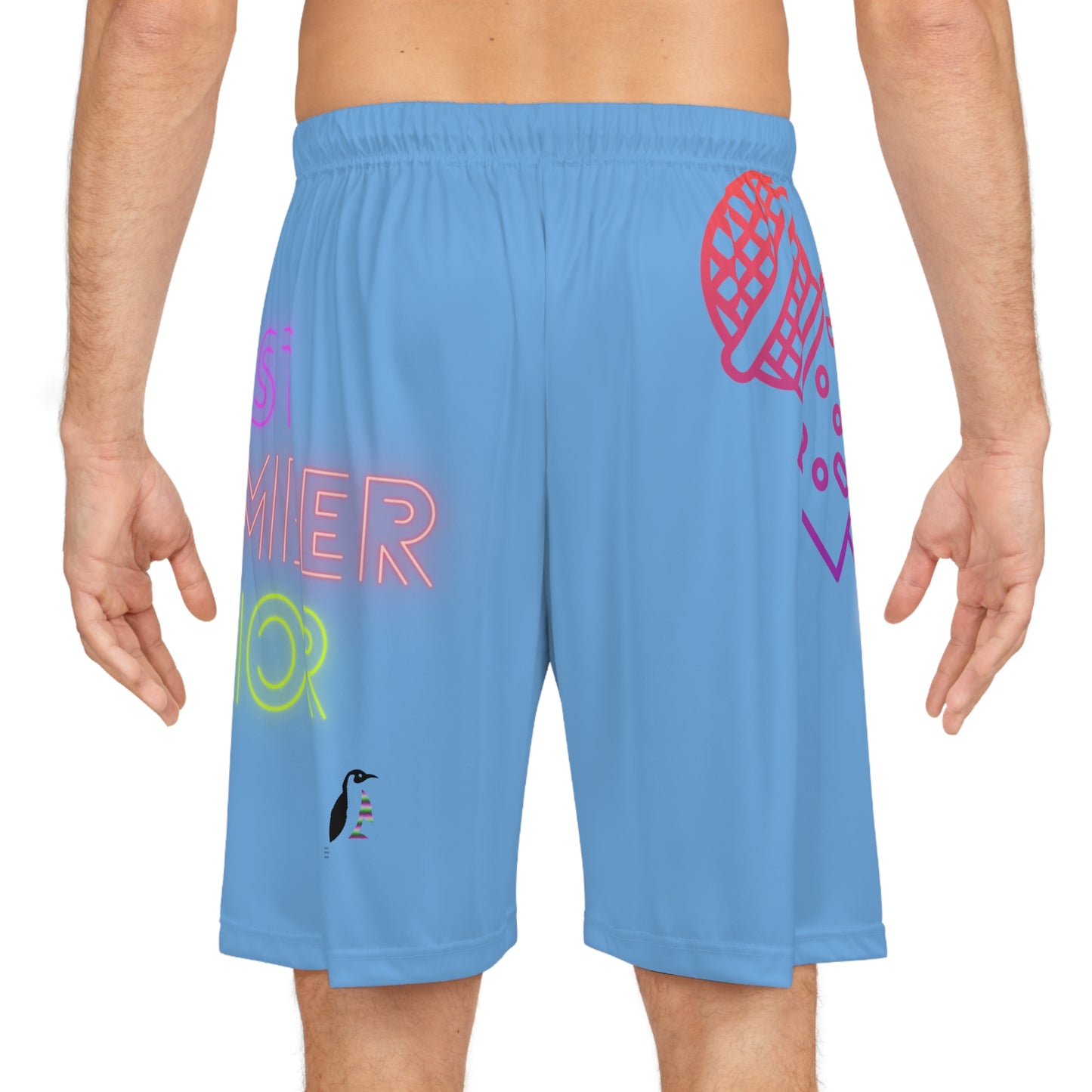 Basketball Shorts: Music Lite Blue