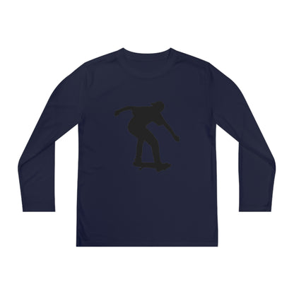 Youth Long Sleeve Competitor Tee: Skateboarding 