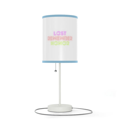 Lamp on a Stand, US|CA plug: Baseball White