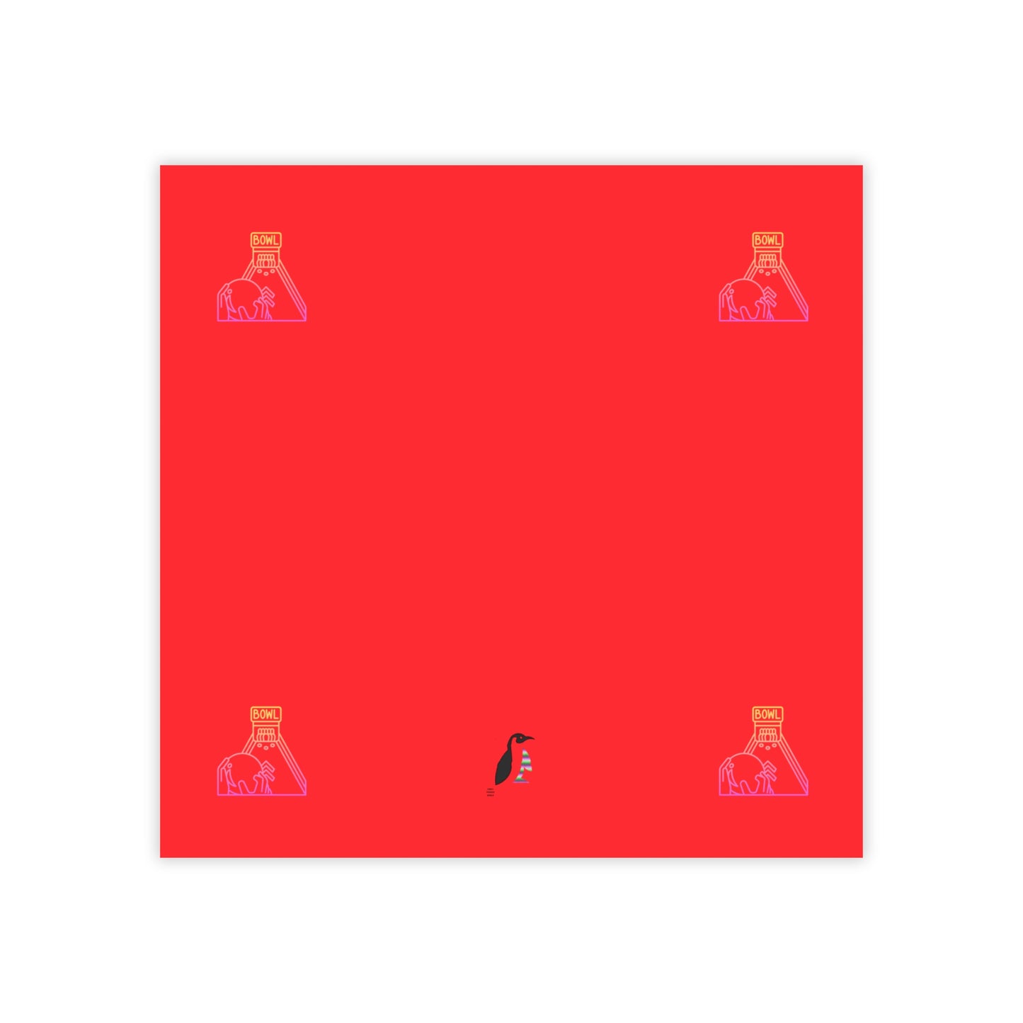 Post-it® Note Pads: Bowling Red