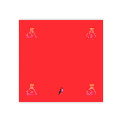 Post-it® Note Pads: Bowling Red