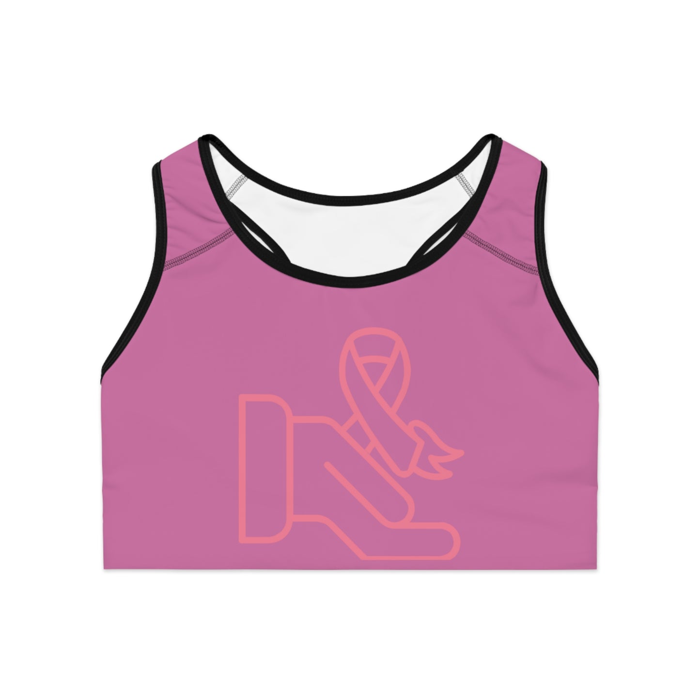 Sports Bra: Fight Cancer Lite Pink