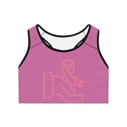 Sports Bra: Fight Cancer Lite Pink