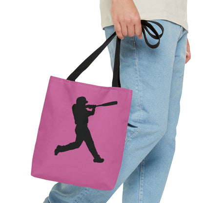 Tote Bag: Baseball Lite Pink