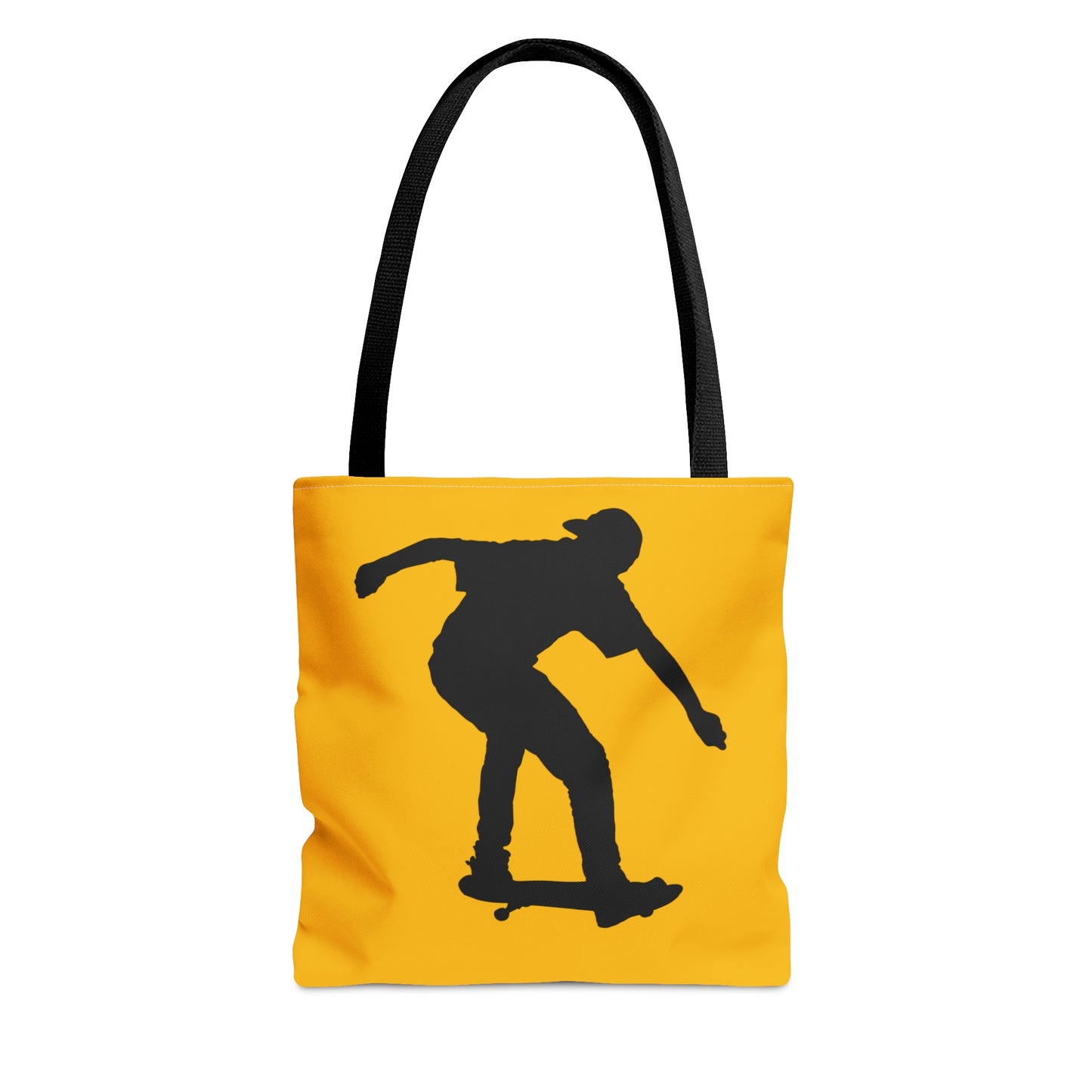 Tote Bag: Skateboarding Yellow