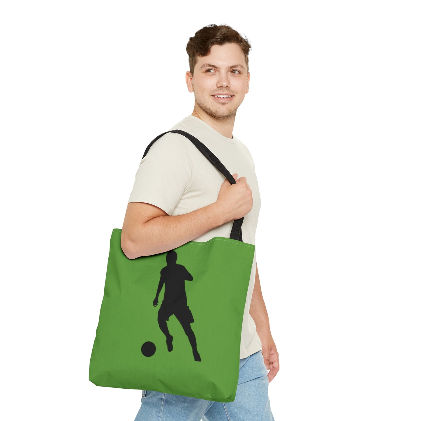 Tote Bag: Soccer Green