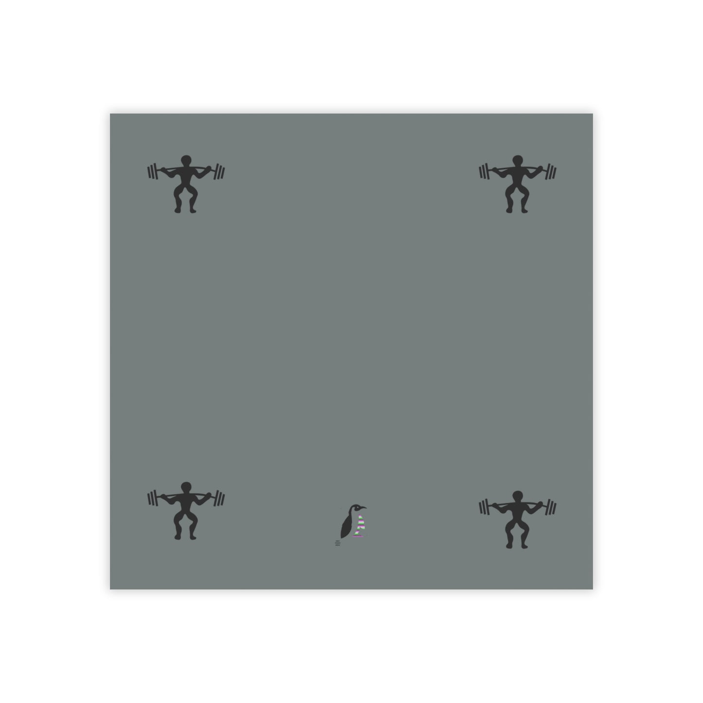 Post-it® Note Pads: Weightlifting Dark Grey