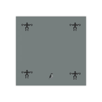 Post-it® Note Pads: Weightlifting Dark Grey