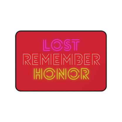 Desk Mat: Lost Remember Honor Dark Red