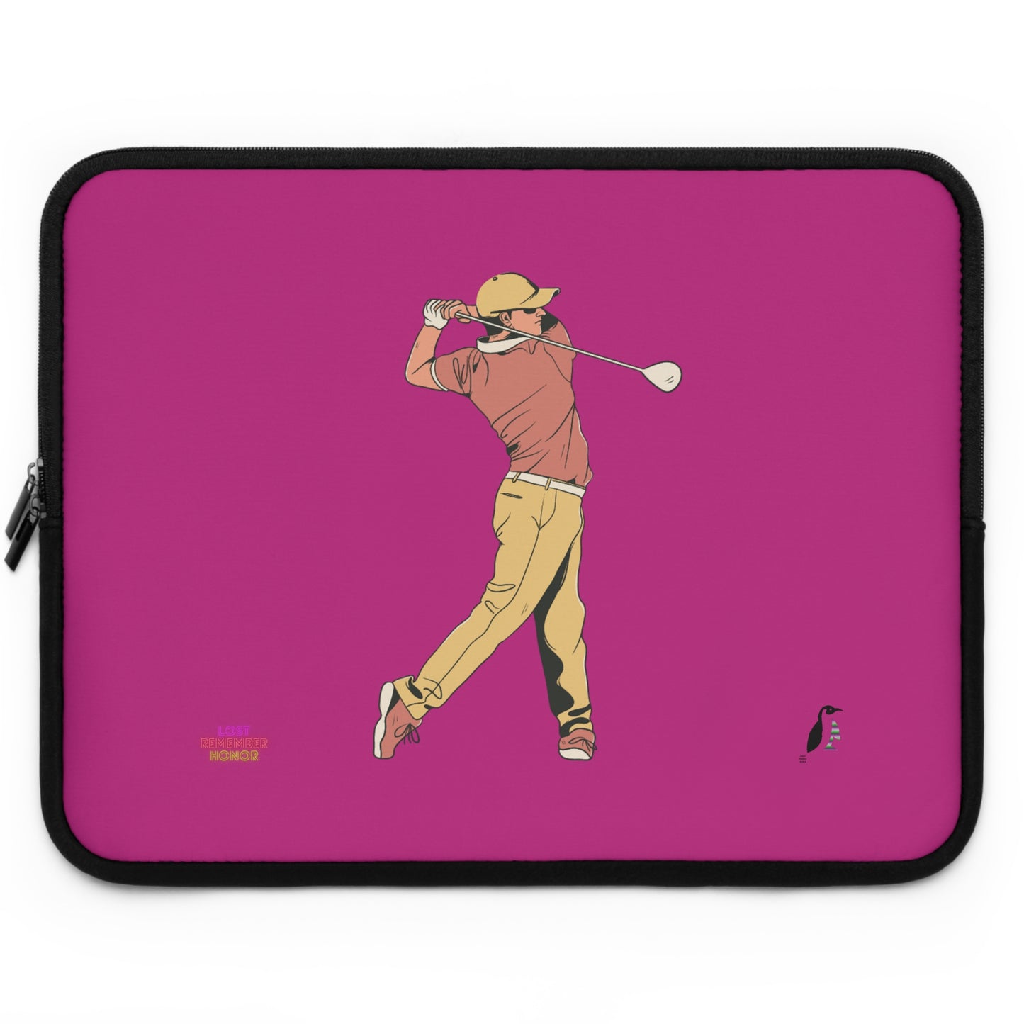 Laptop Sleeve: Golf Pink