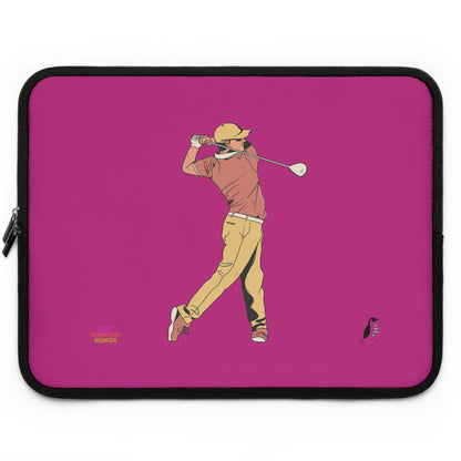 Laptop Sleeve: Golf Pink