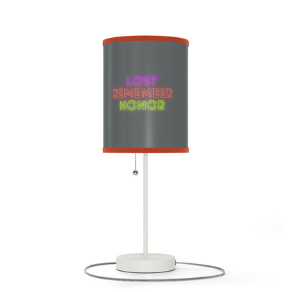 Lamp on a Stand, US|CA plug: Hockey Dark Grey 