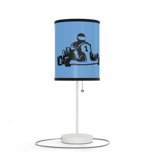 Lamp on a Stand, US|CA plug: Racing Lite Blue