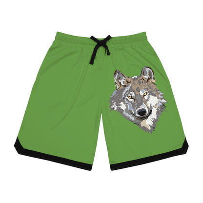 Basketball Rib Shorts: Wolves Green