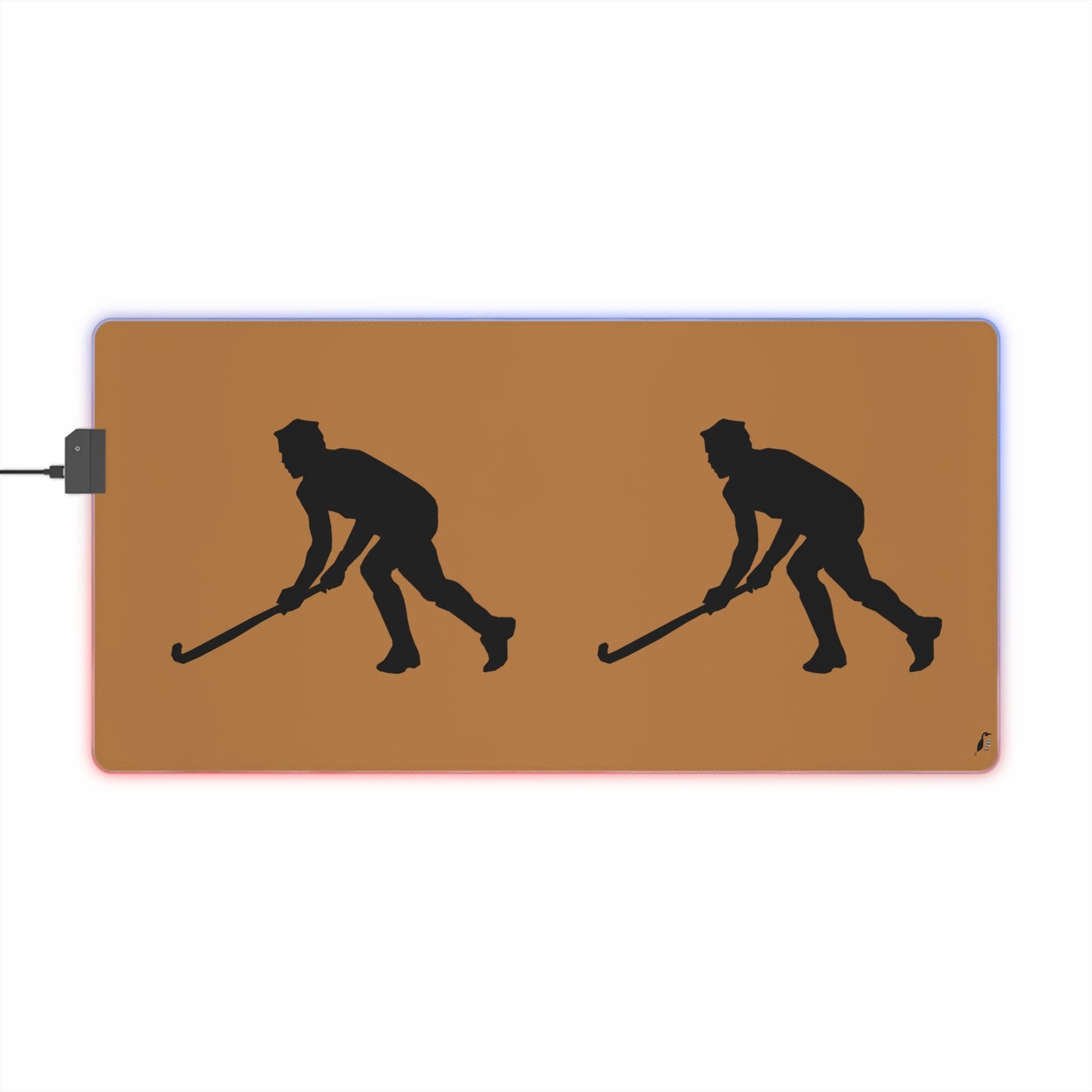 LED Gaming Mouse Pad: Hockey Lite Brown