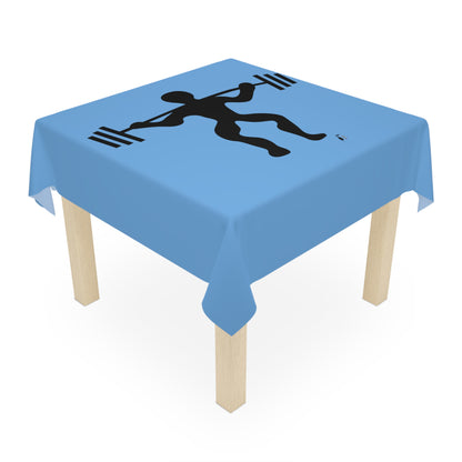 Tablecloth: Weightlifting Lite Blue