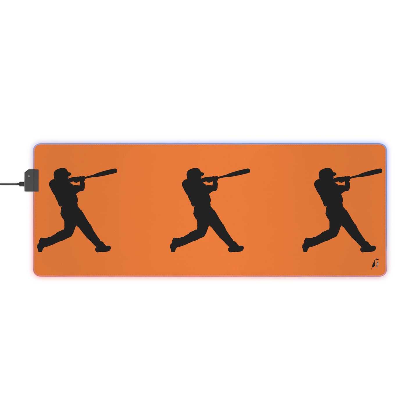 LED Gaming Mouse Pad: Baseball Crusta