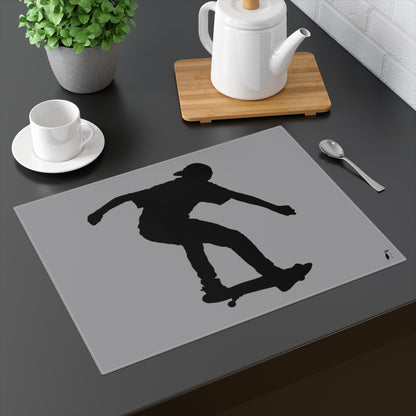 Placemat, 1pc: Skateboarding Grey