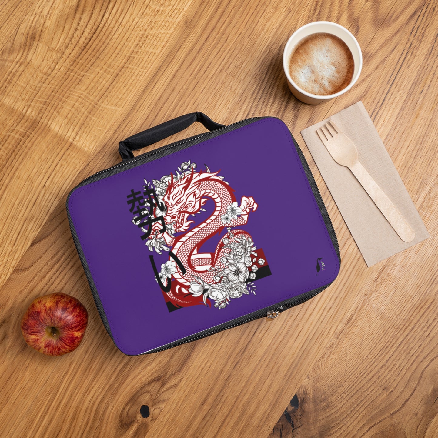 Lunch Bag: Dragons Purple