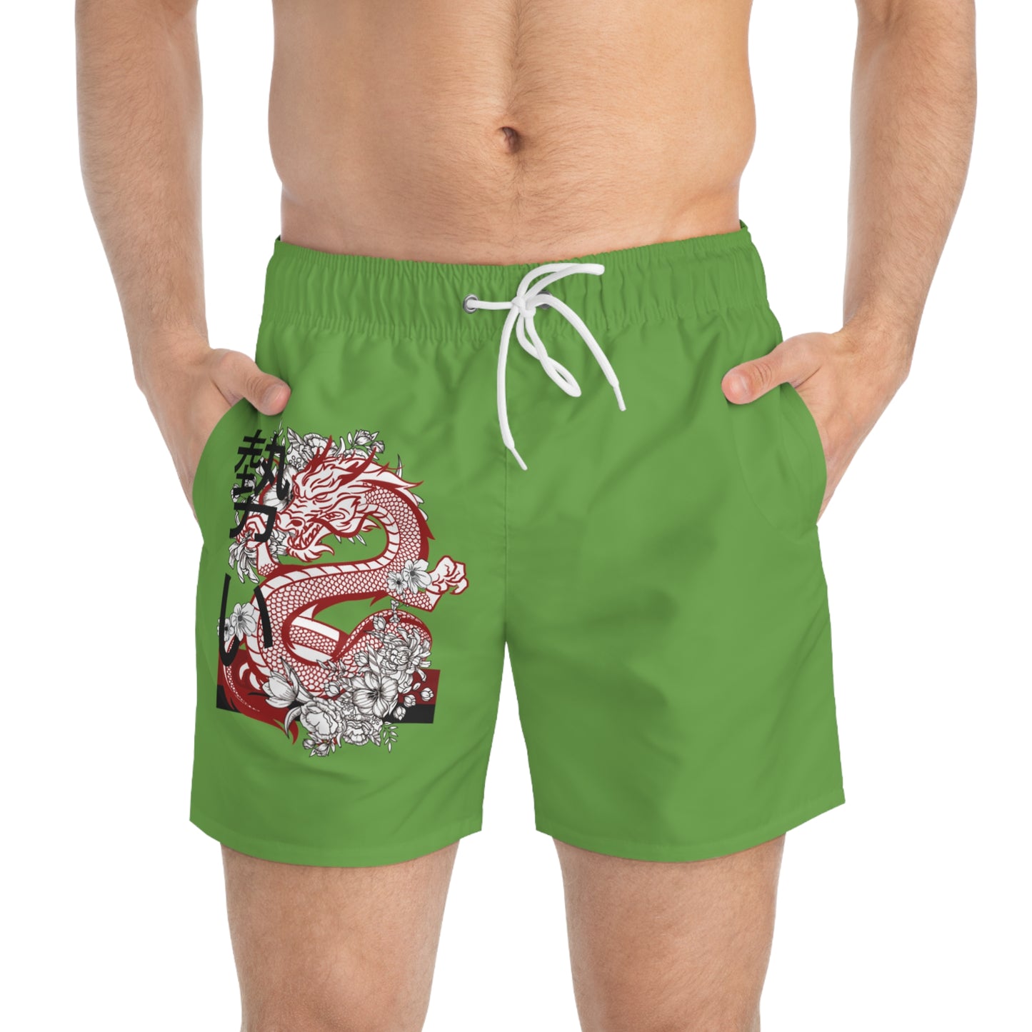 Swim Trunks: Dragons Green