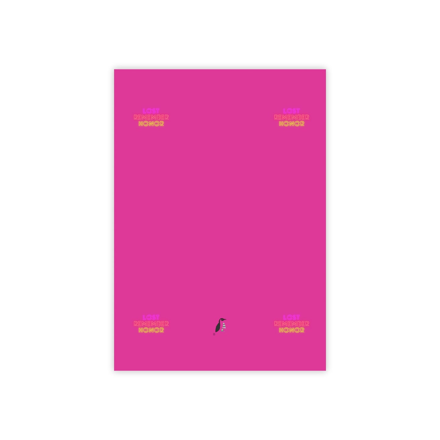 Post-it® Note Pads: Lost Remember Honor Pink