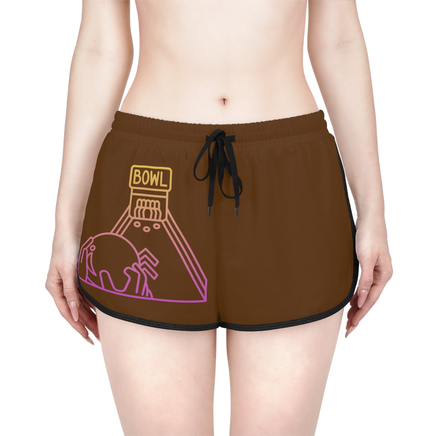 Women's Relaxed Shorts: Bowling Brown