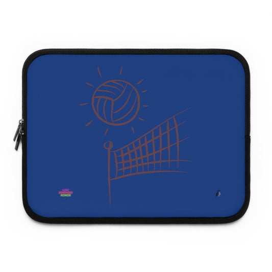 Laptop Sleeve: Volleyball Dark Blue