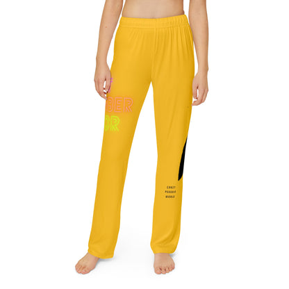 Kids Pajama Pants: Lost Remember Honor Yellow